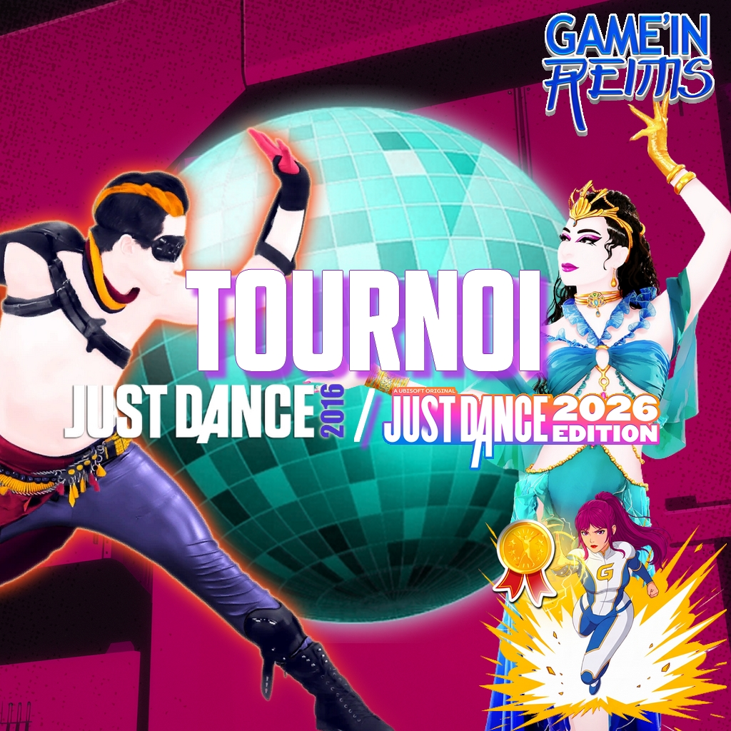 affiche Just dance tournoi